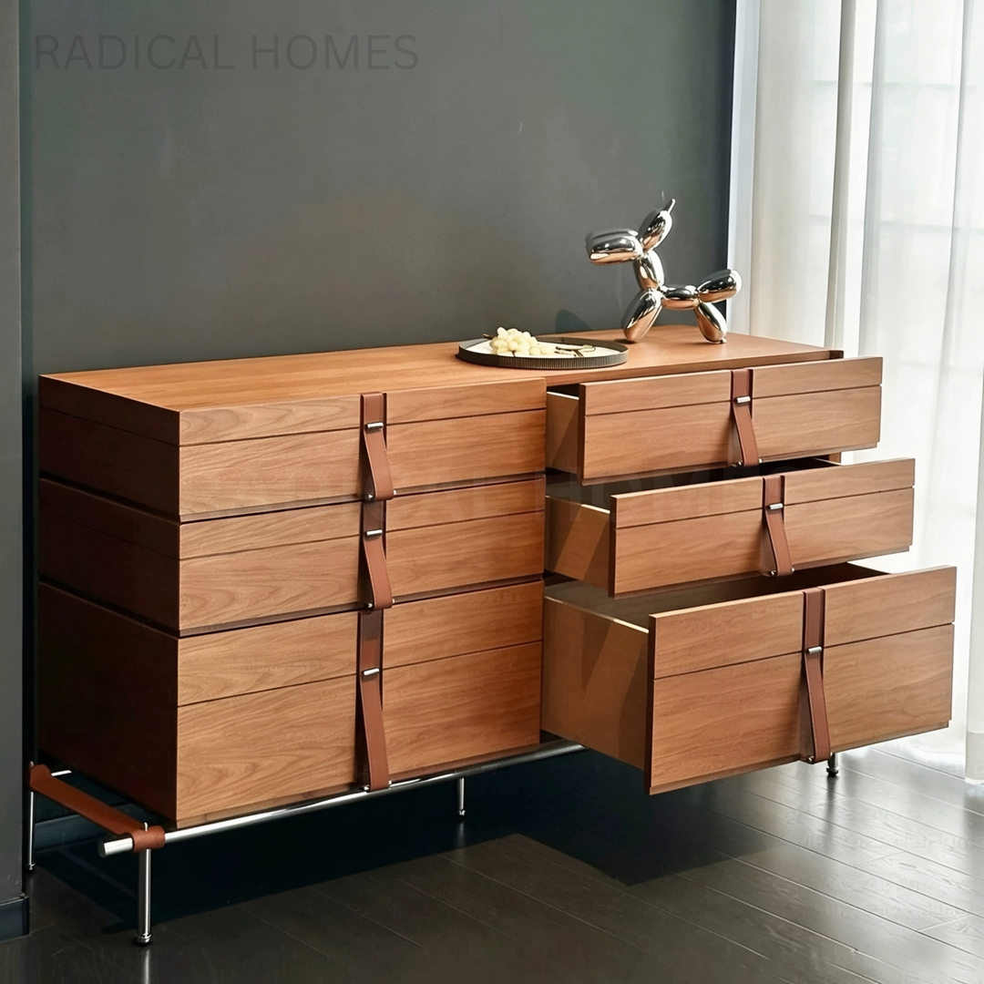 PALERMO Modern Solid Wood Chest Of Drawers