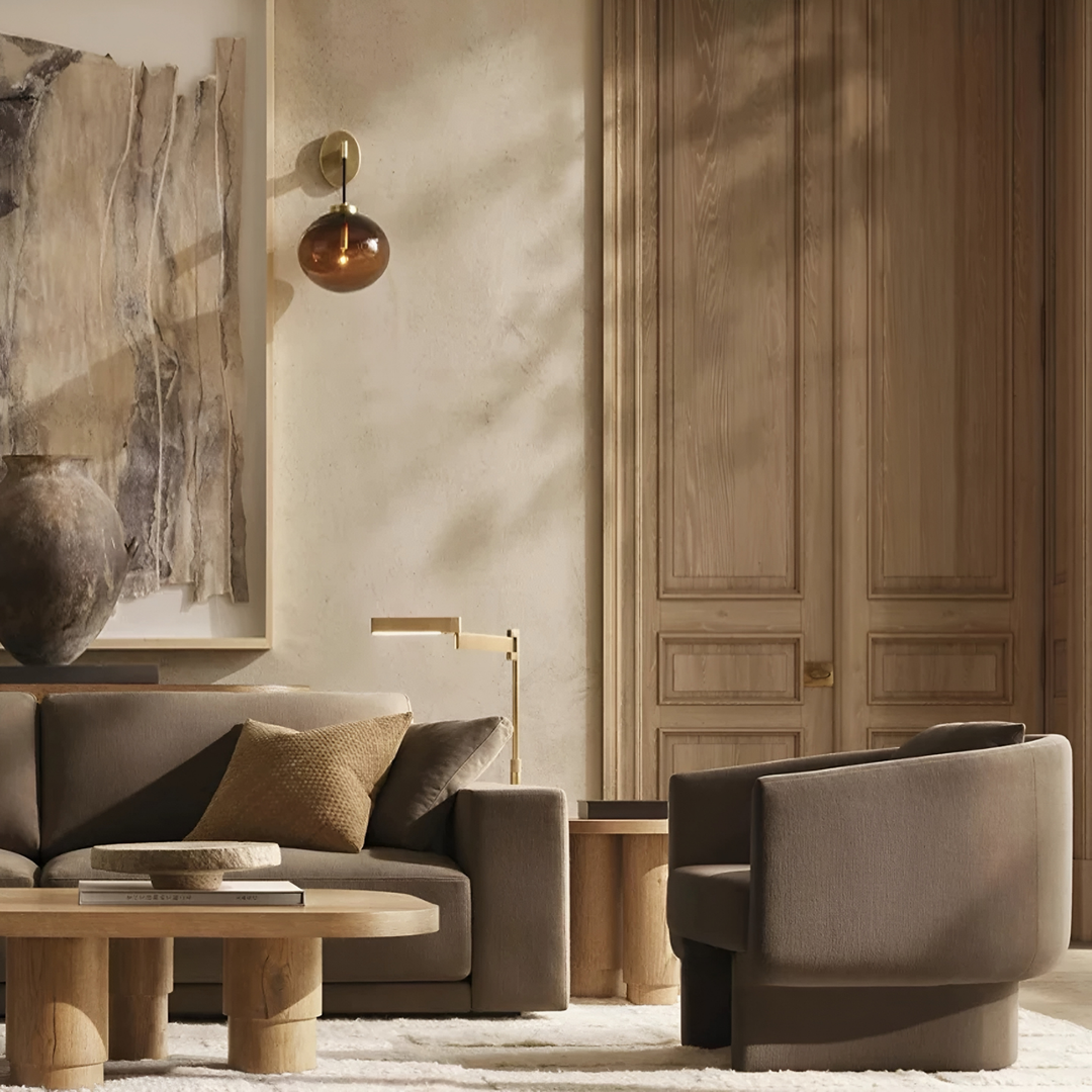 BRUNEL Modern Fabric Armchair