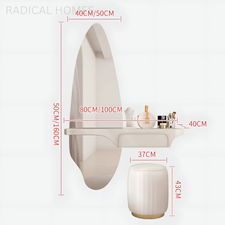 SERENZA Modern Floating Vanity Table - Radical Homes Singapore