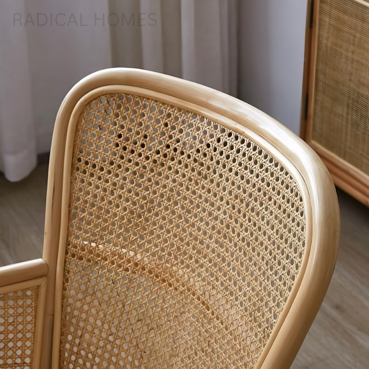 EDORIA Vintage Rattan Armchair - Radical Homes Singapore