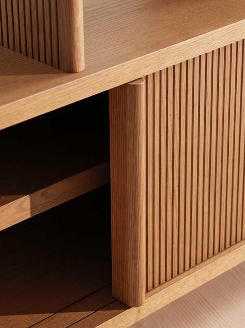 FABRICIO Modern Solid Wood Display Shelf