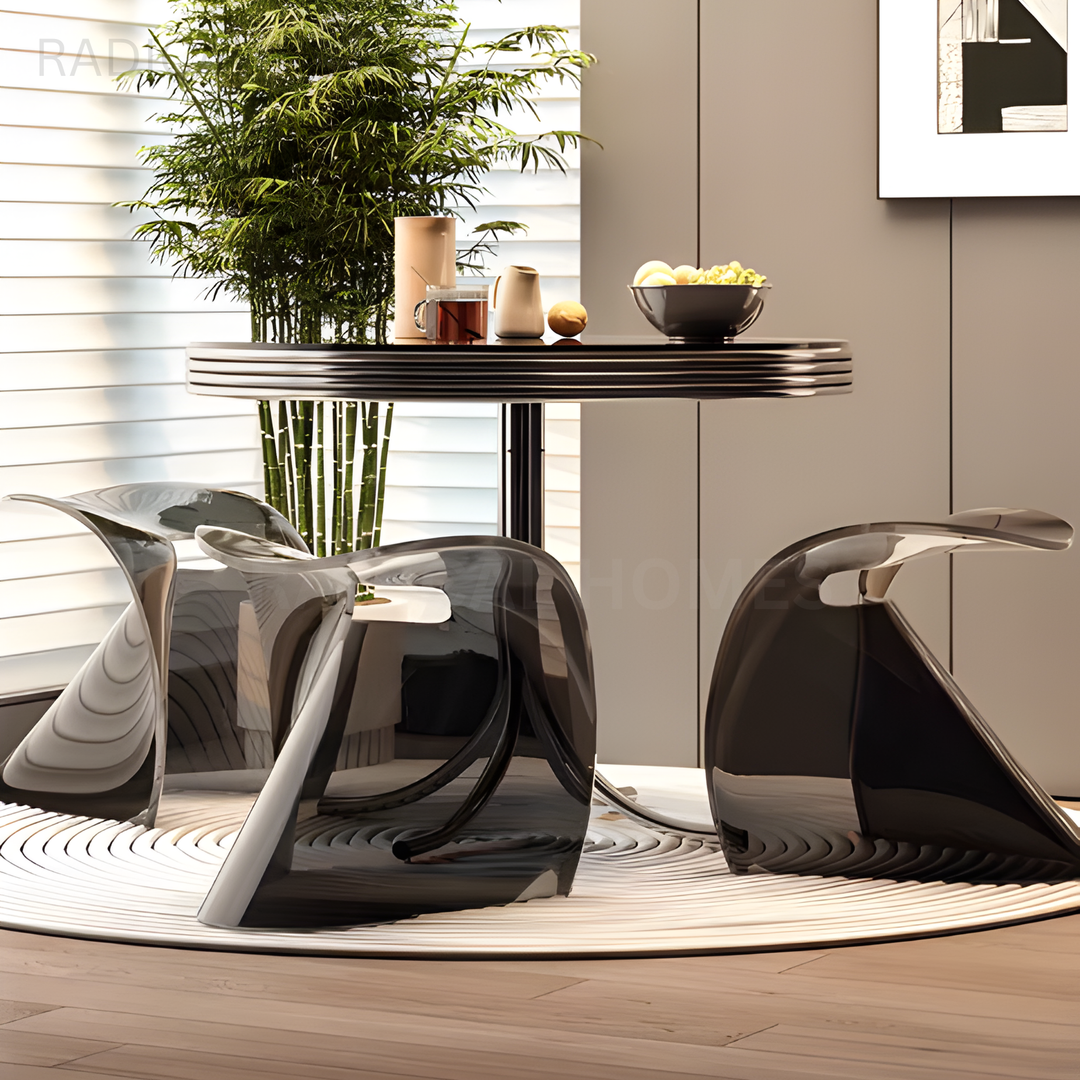 LINDA Modern Acrylic Stool - Radical Homes Singapore
