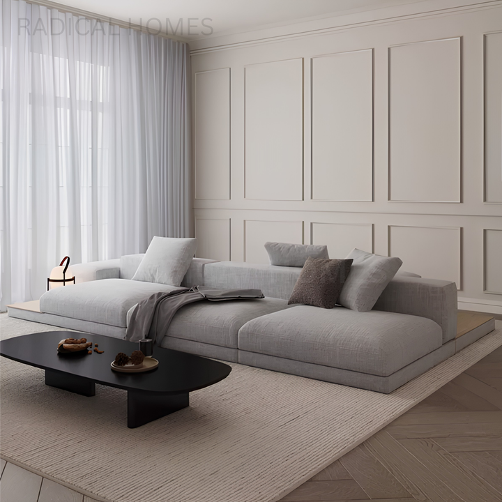 KIARA Minimalist Double-Sided Fabric Sofa