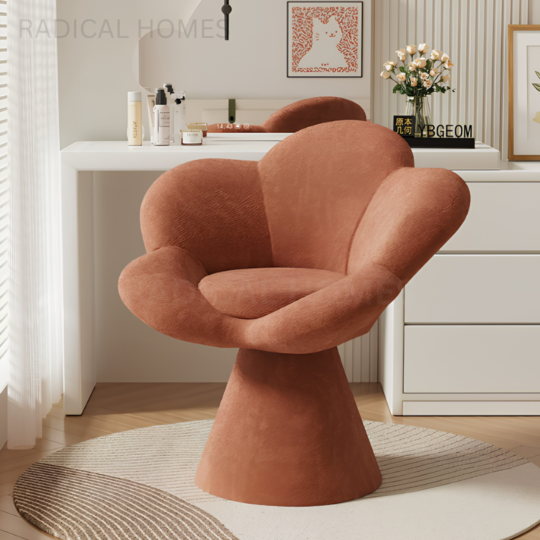 NOVAL Modern Swivel Vanity Chair