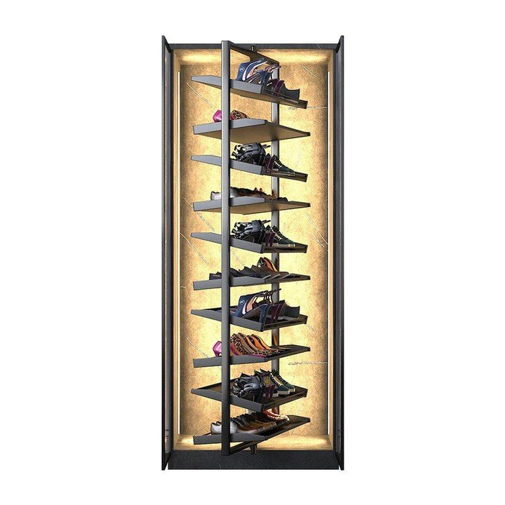 EREO Modern Rotatable Shelves Shoe Cabinet