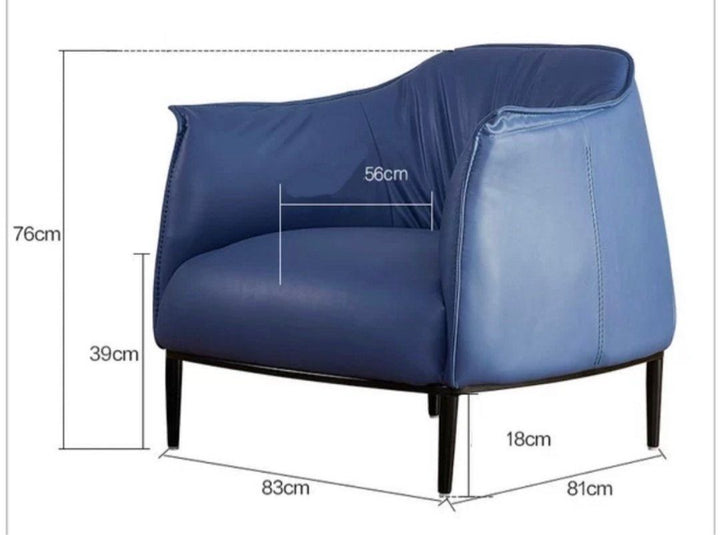 VICTOR Modern Leather Armchair