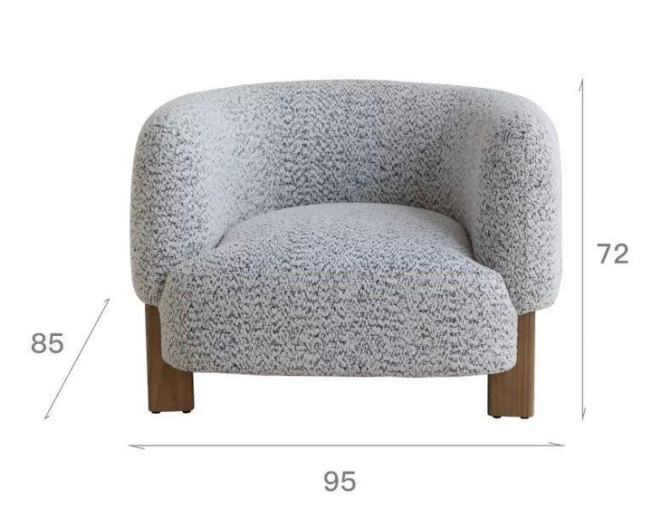 TRUSION Modern Fabric Lounge Chair