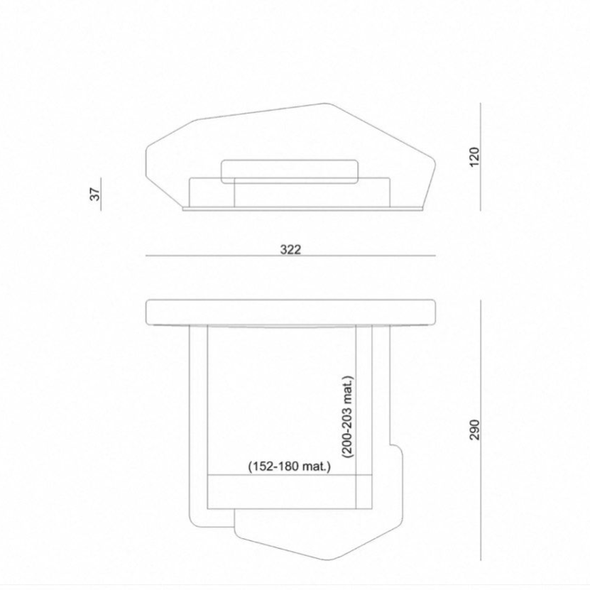 JERAE Modern Fabric Bedframe