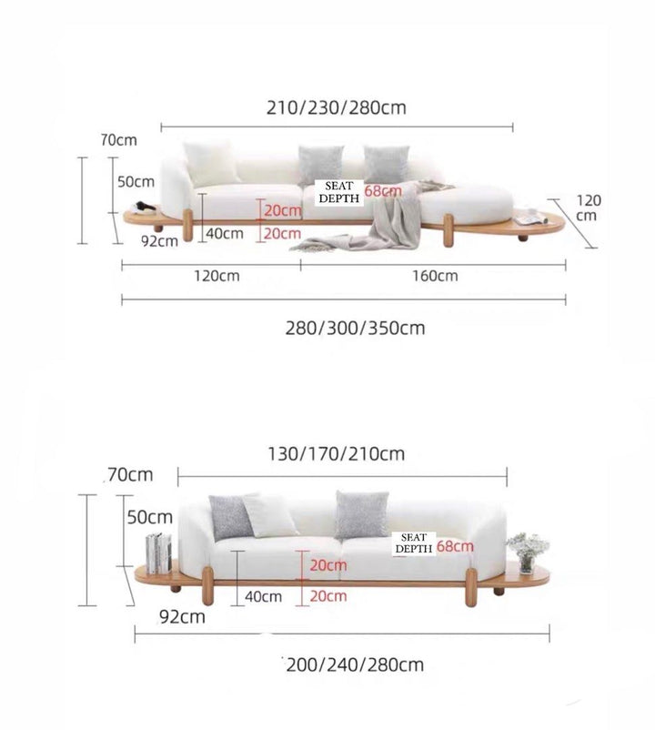 COS Japandi Boucle Sofa