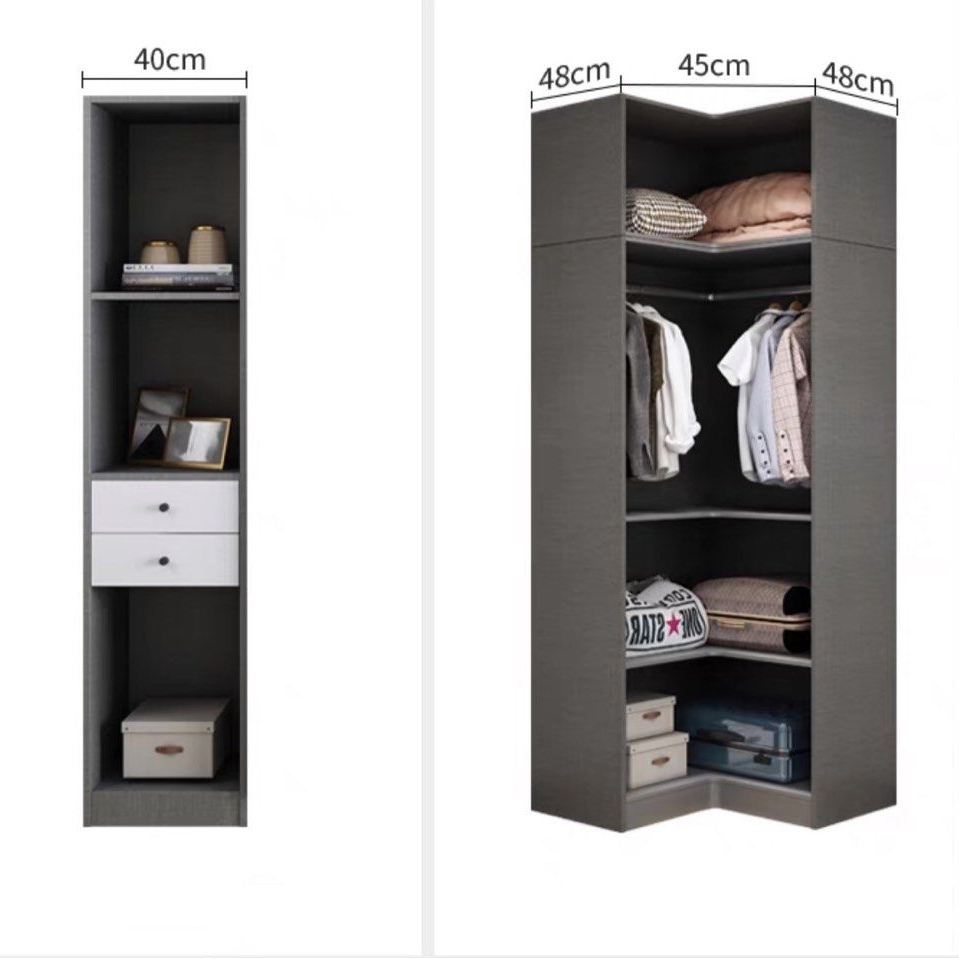FARRON Modern Glass Wardrobe
