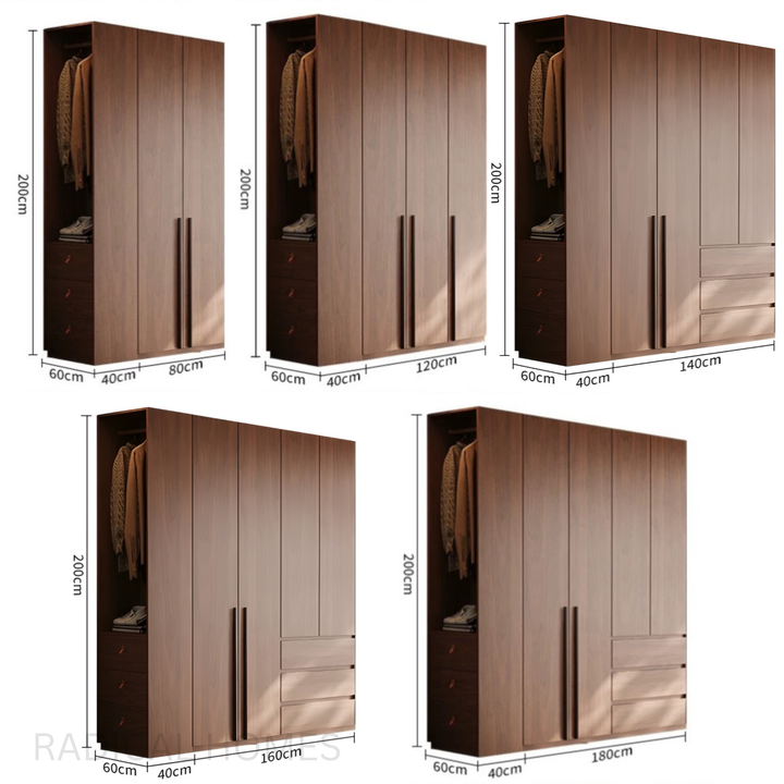 ADON Modern Walnut Wardrobe