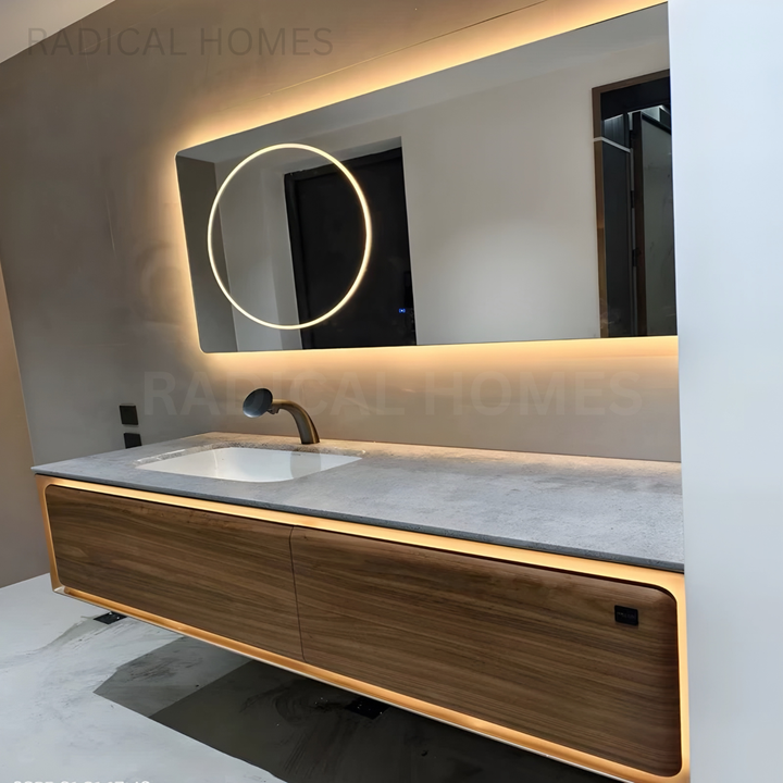 VALRON Modern Marble Bathroom Vanity Sink - Radical Homes Singapore