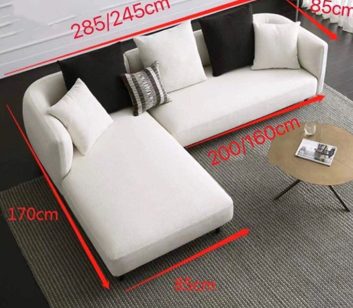 ROLTEN Modern Sectional Curve Sofa