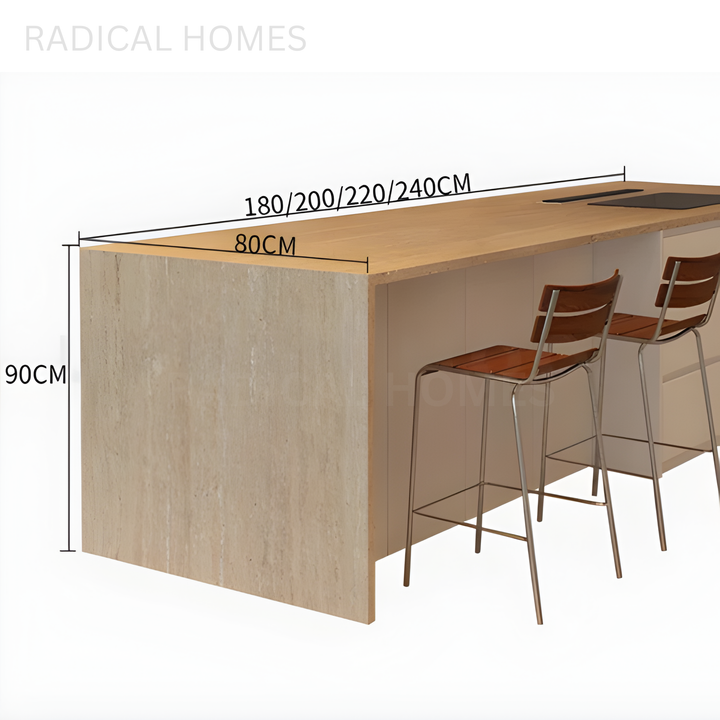 CALEB Modern Dining Table Island - Radical Homes Singapore