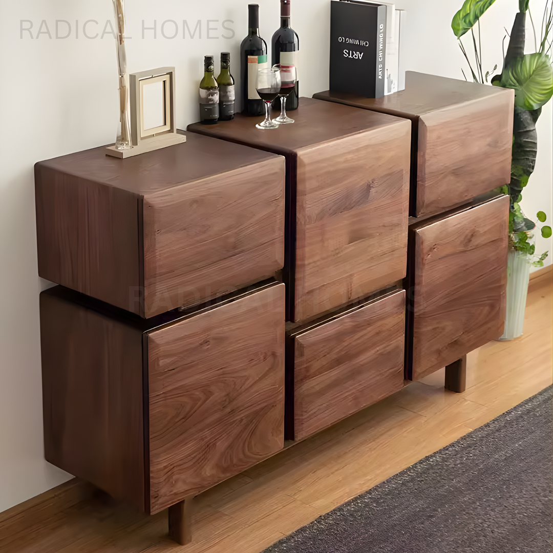 AESOP Modern Solid Wood Sideboard - Radical Homes Singapore