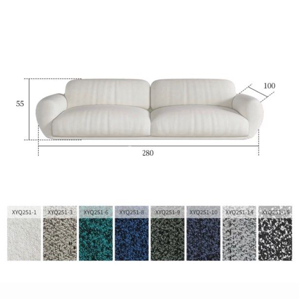LUXARA Legless Modern Sofa
