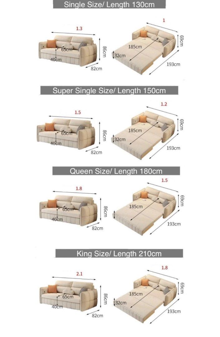 VERANDO Modern Leathaire Storage Sofa Bed