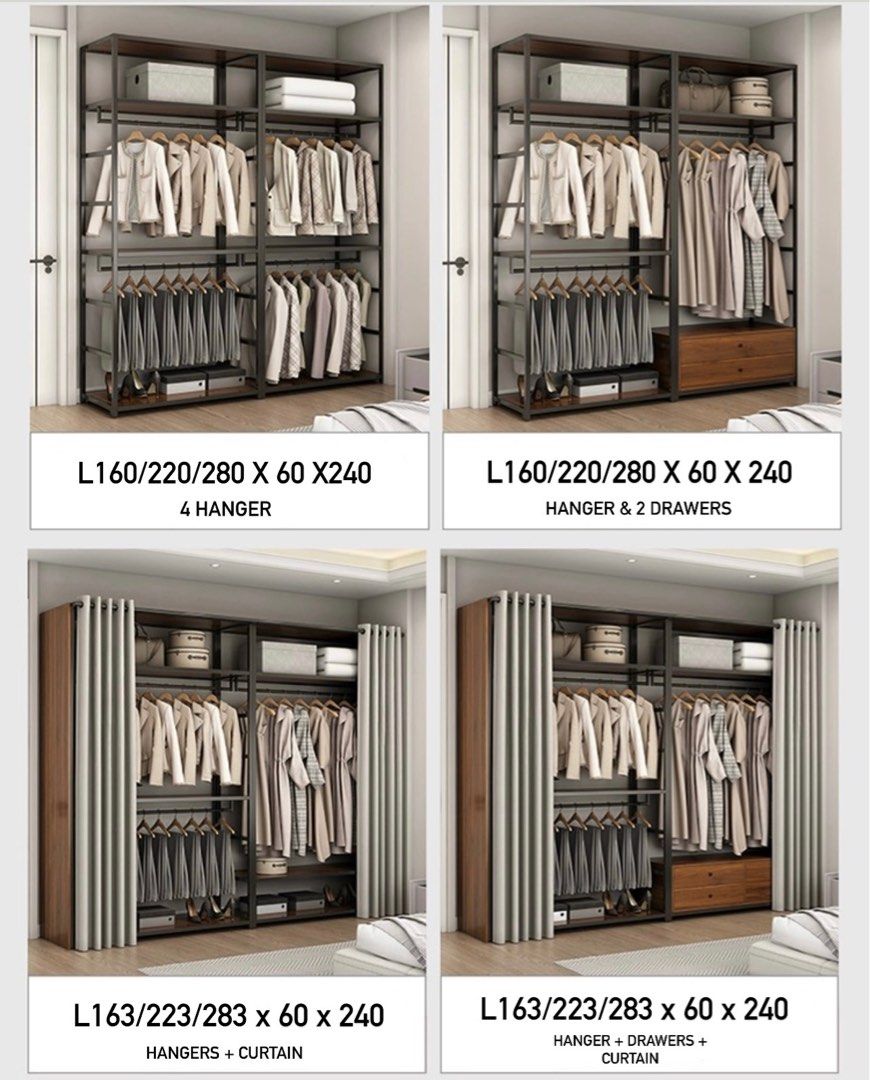 FABIUS Modern Open Concept Wardrobe