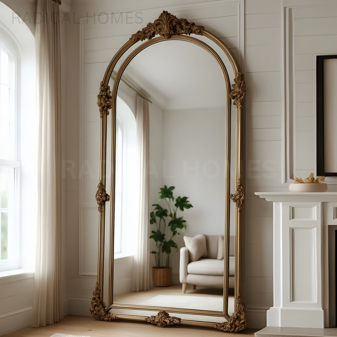 AURELIAN Modern French Full Length Mirror - Radical Homes Singapore