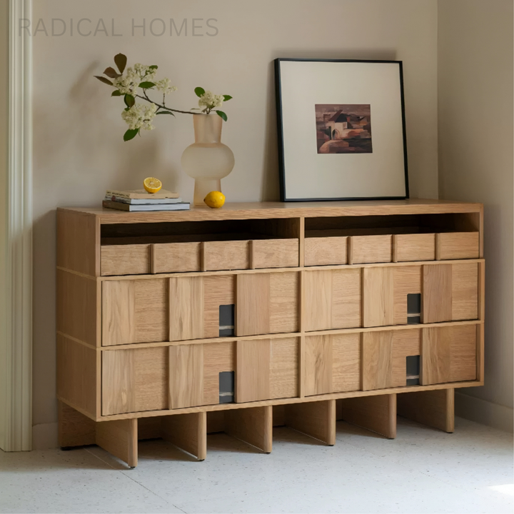 BACKS Modern Solid Wood Sideboard - Radical Homes Singapore