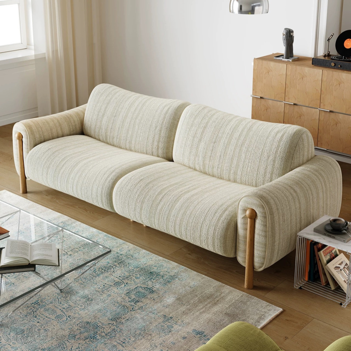NERIS Modern Chenille Fabric Sofa - Radical Homes Singapore