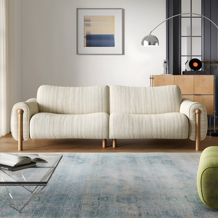 NERIS Modern Chenille Fabric Sofa - Radical Homes Singapore