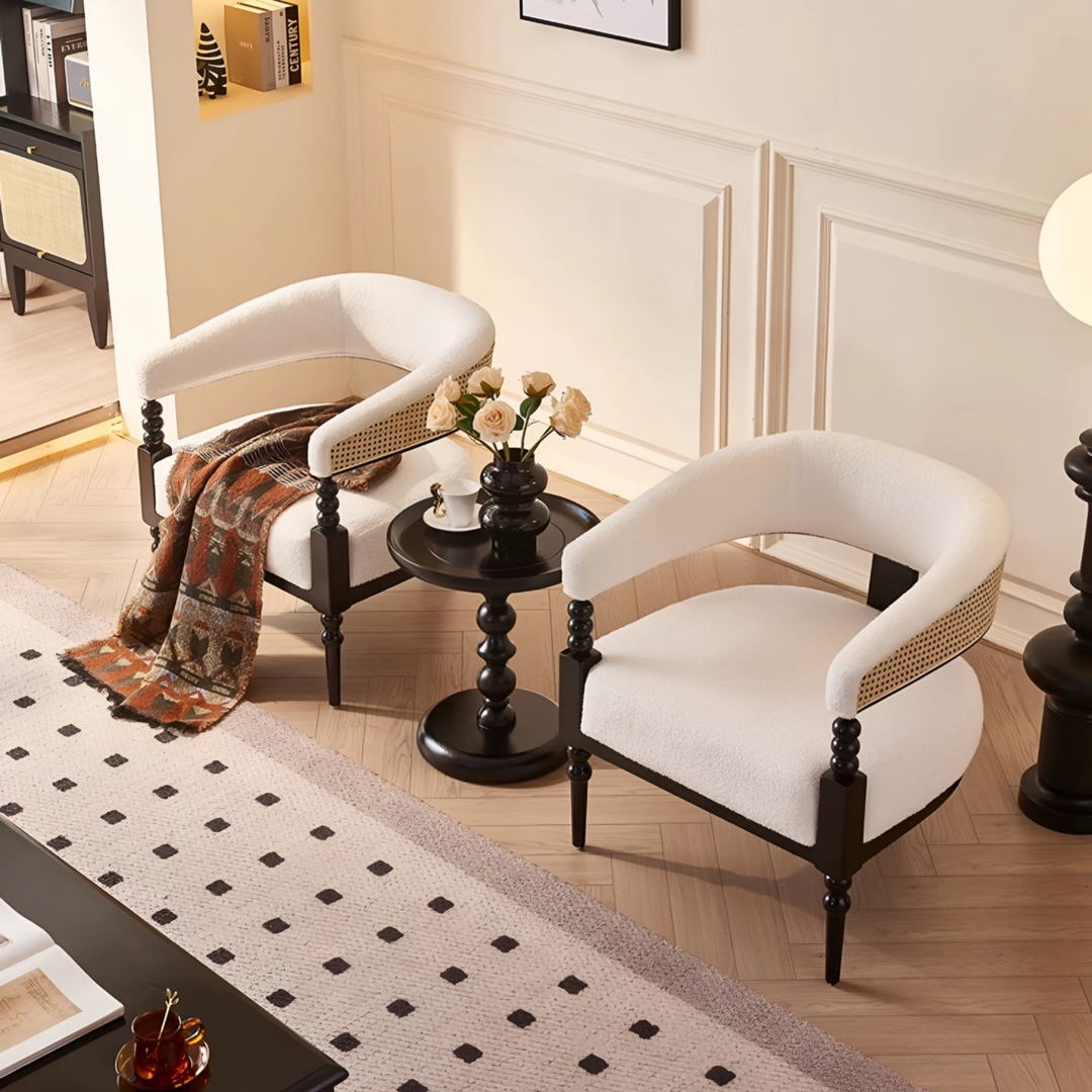 AVIGNON Modern Rattan Lounge Chair