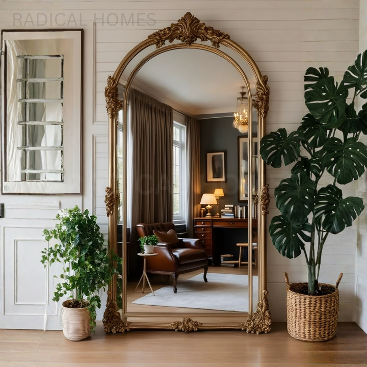 AURELIAN Modern French Full Length Mirror - Radical Homes Singapore