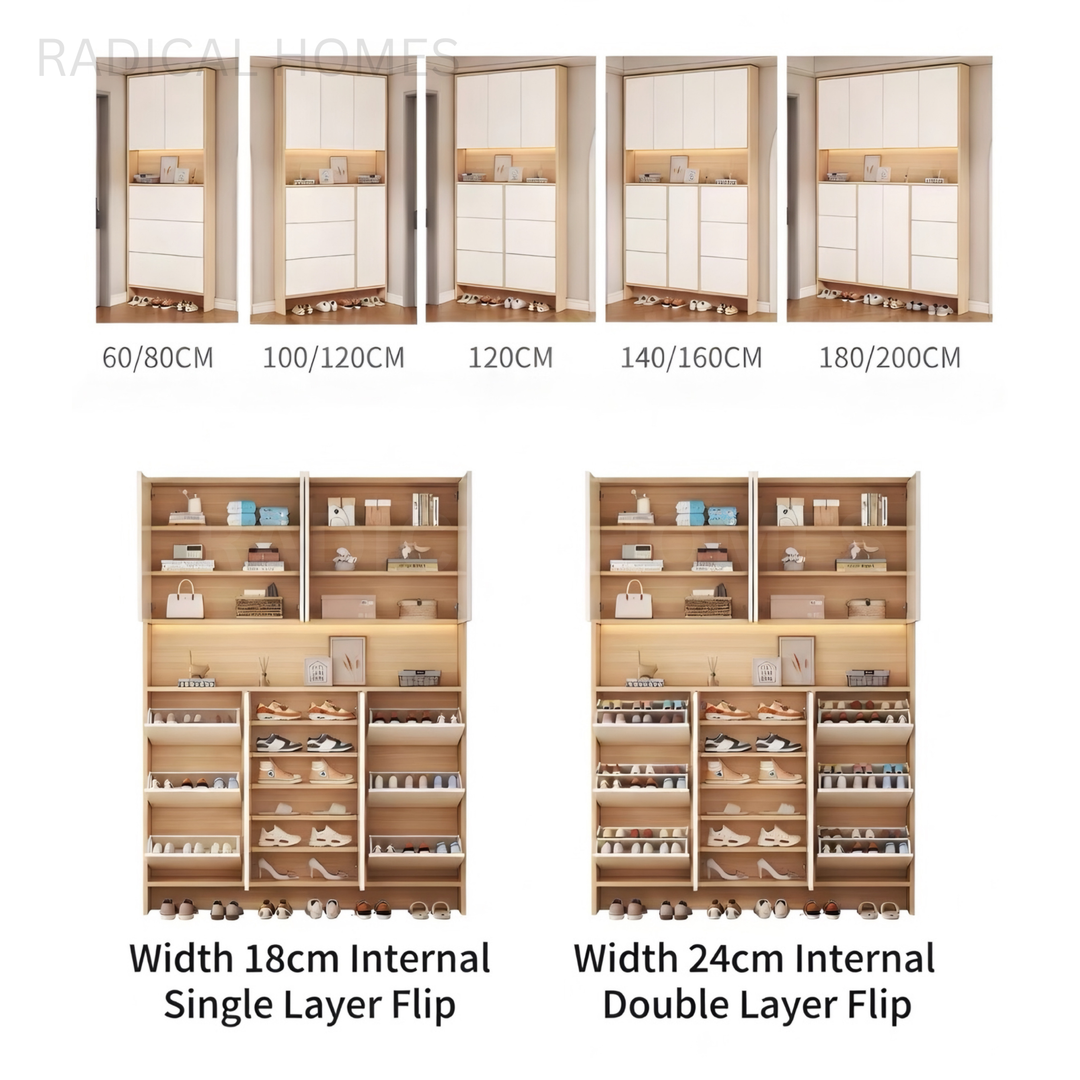 SIMIE Modern Slim Entryway Shoe Cabinet