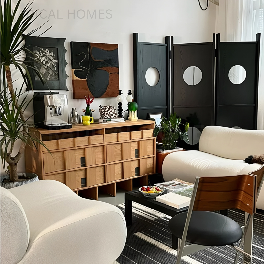 BACKS Modern Solid Wood Sideboard - Radical Homes Singapore
