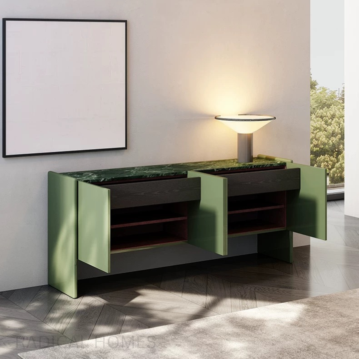 LOGANNE Modern Marble Sideboard Cabinet