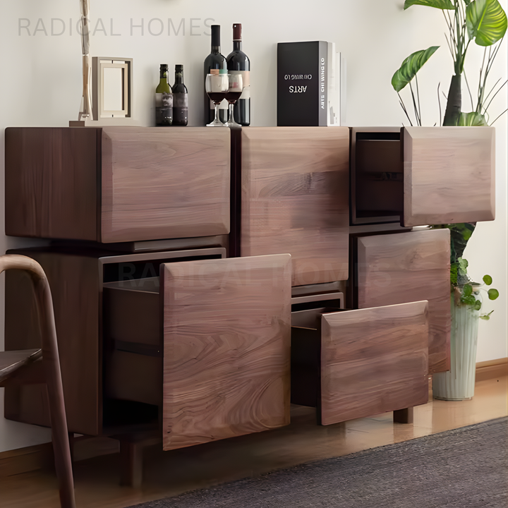 AESOP Modern Solid Wood Sideboard - Radical Homes Singapore