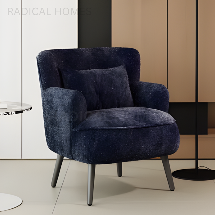 ELARA Classic Fabric Lounge Chair - Radical Homes Singapore