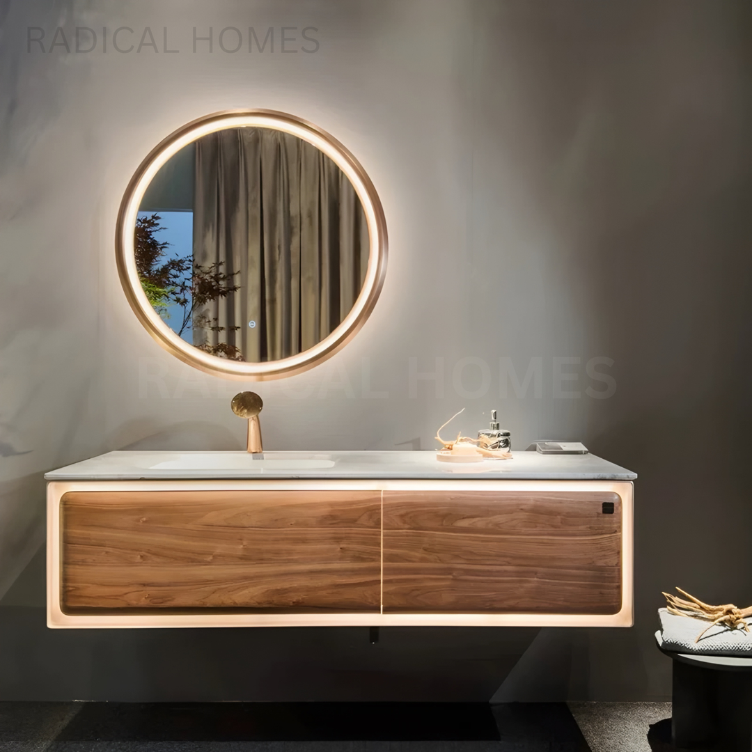 VALRON Modern Marble Bathroom Vanity Sink - Radical Homes Singapore
