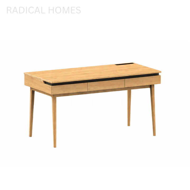 OKY Modern Solid Wood Study Table - Radical Homes Singapore