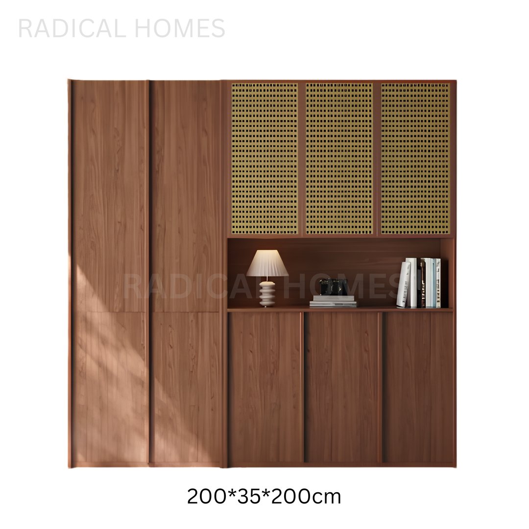 ZENIA Modern Solid Wood Shoe Cabinet