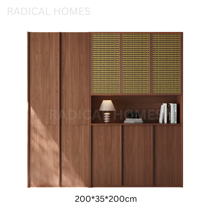 ZENIA Modern Solid Wood Shoe Cabinet