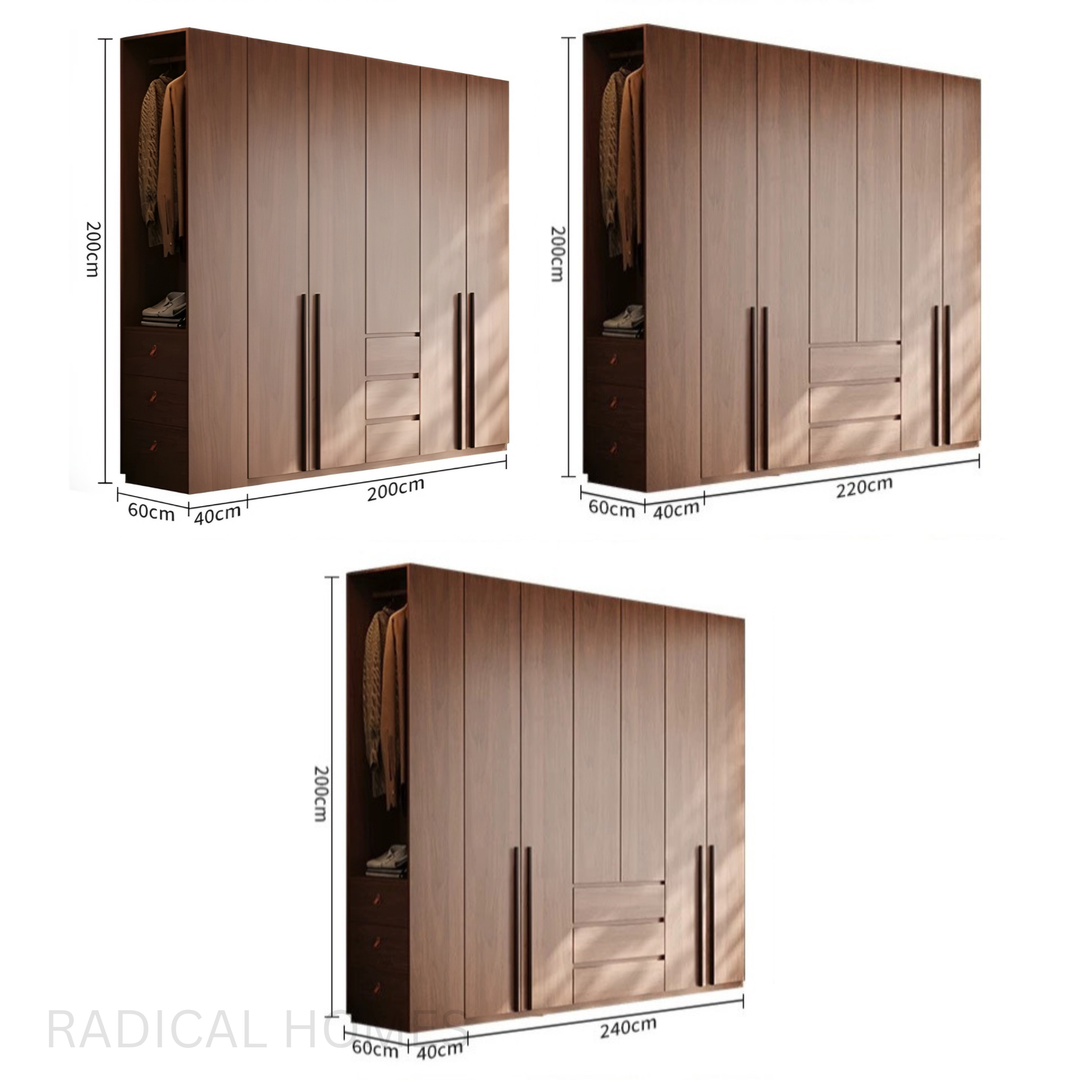 ADON Modern Walnut Wardrobe