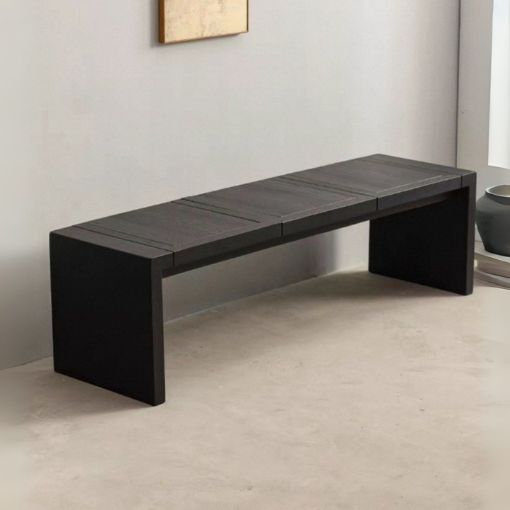 YELLI Modern Pine Wood Foldable Bench
