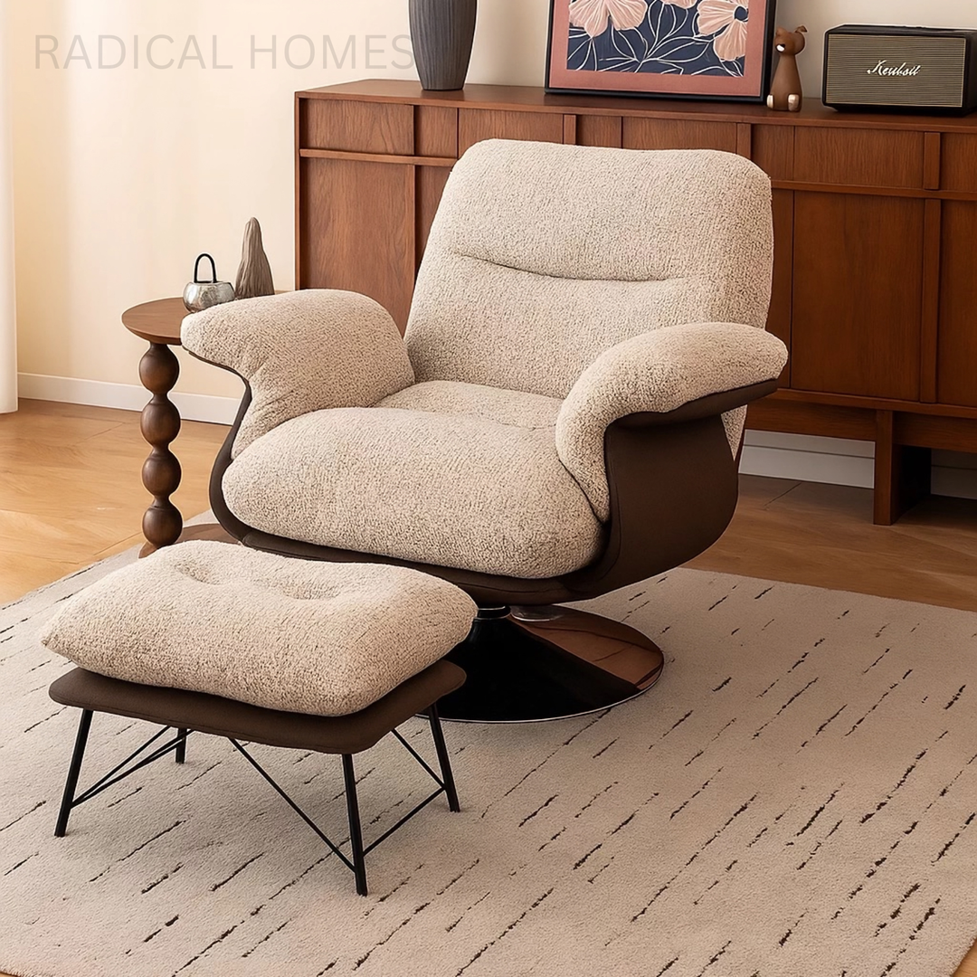 ORVANO Modern Swivel Lounge Chair - Radical Homes Singapore