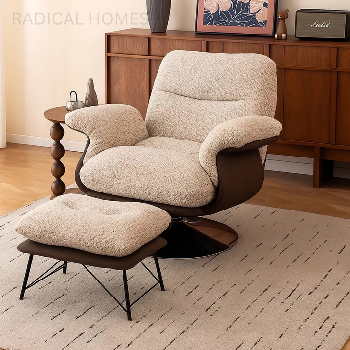 ORVANO Modern Swivel Lounge Chair - Radical Homes Singapore