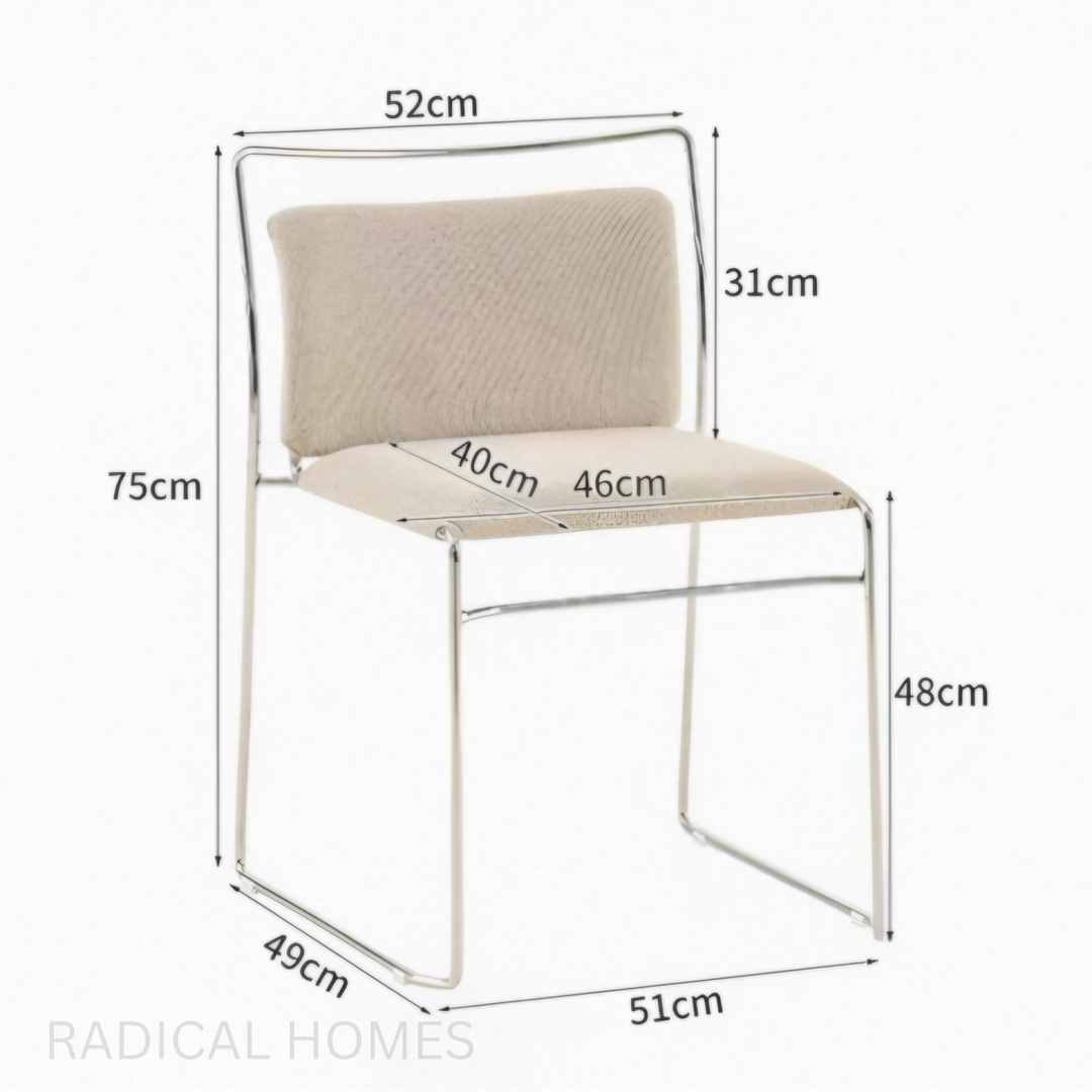 SOFI Modern Fabric Dining Chair