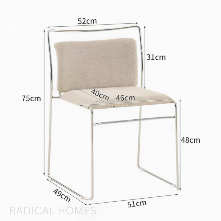 SOFI Modern Fabric Dining Chair