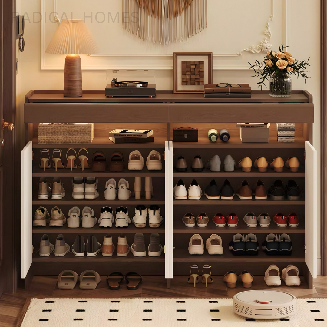 VIRENZA Modern Shoe Cabinet - Radical Homes Singapore