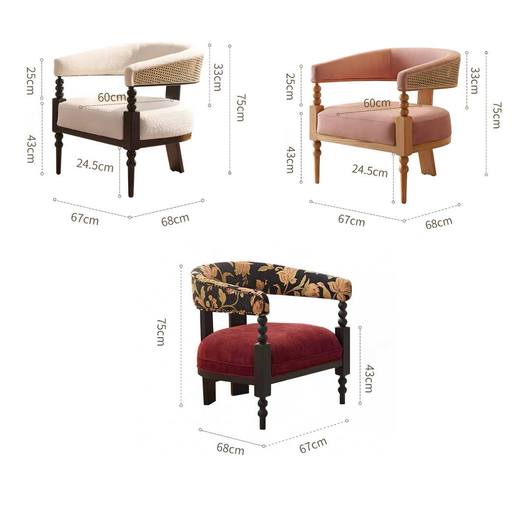 AVIGNON Modern Rattan Lounge Chair