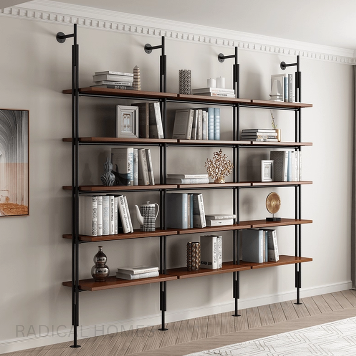 RIVET Rustic Industrial Bookshelf
