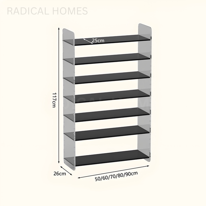MILAN Modern Acrylic Shoe Rack