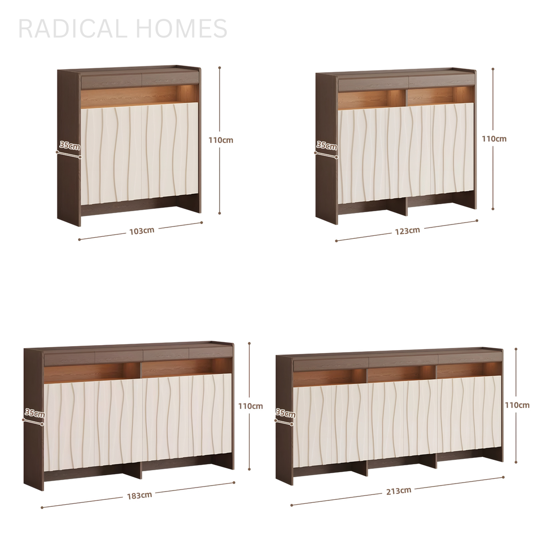 VIRENZA Modern Shoe Cabinet - Radical Homes Singapore