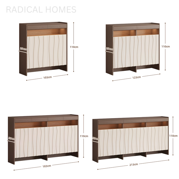 VIRENZA Modern Shoe Cabinet - Radical Homes Singapore