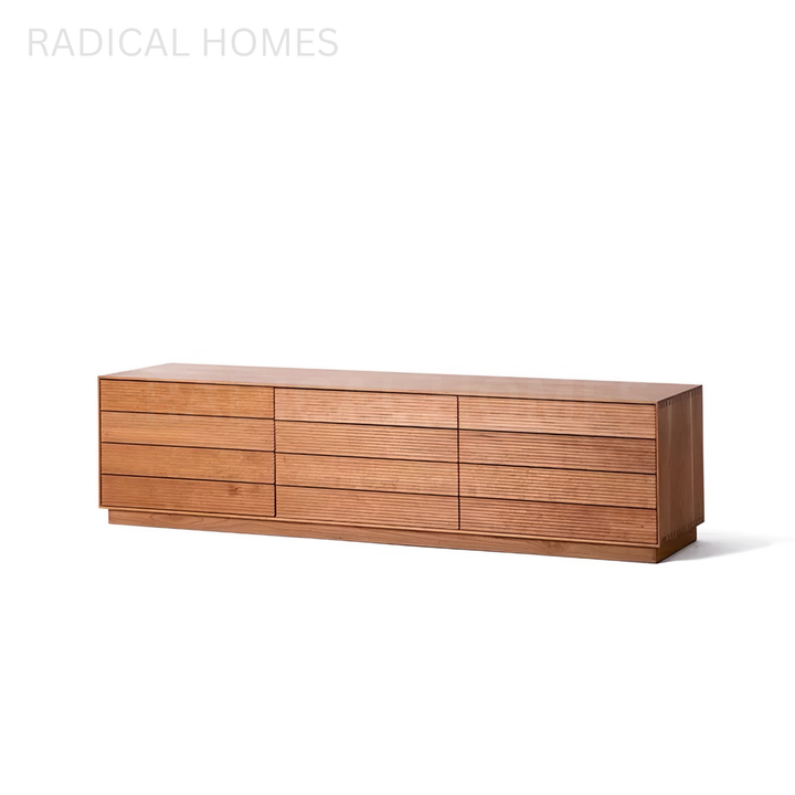 ANTHOM Modern Solid Wood TV Console - Radical Homes Singapore